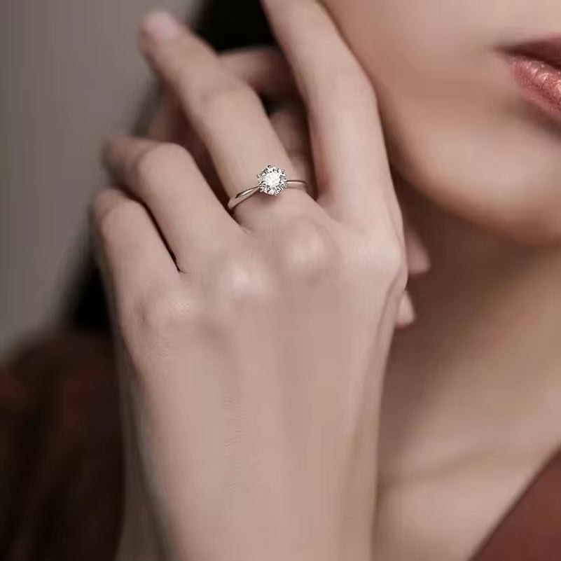 Conjunto Anillo + Pendientes Oro Blanco 18K