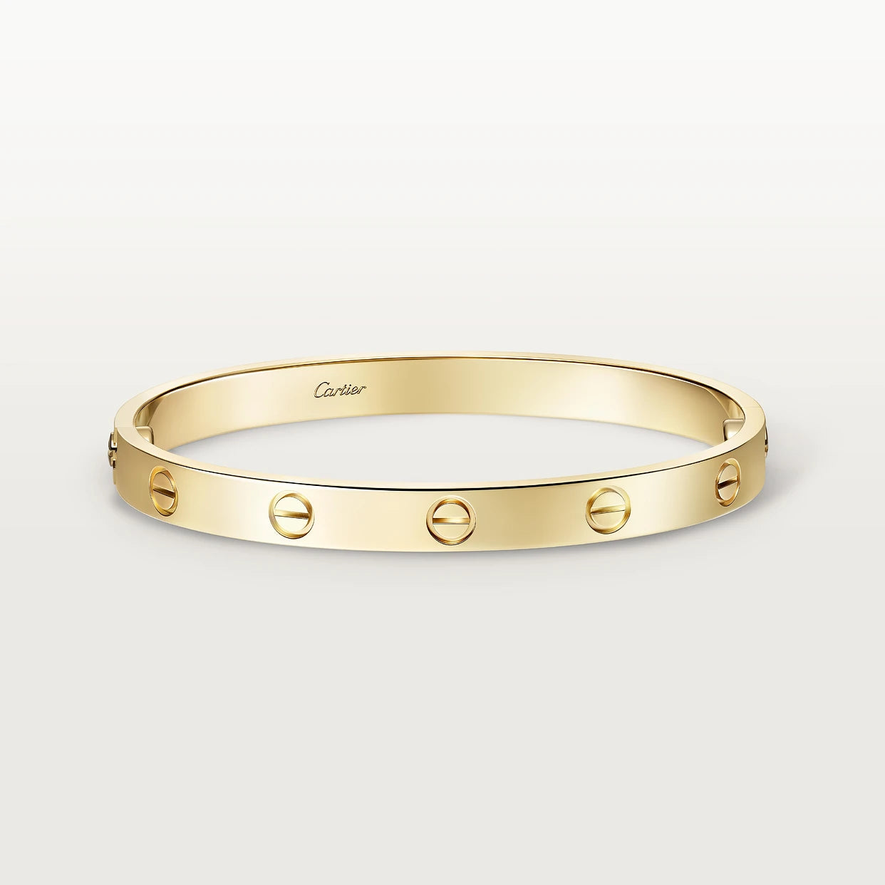 Brazalete Cartier Love Oro amarillo 18K - Ancho: 6,1 mm