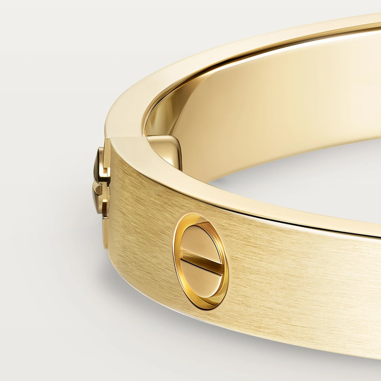 Brazalete Cartier Love Oro amarillo 18K - Ancho: 6,1 mm